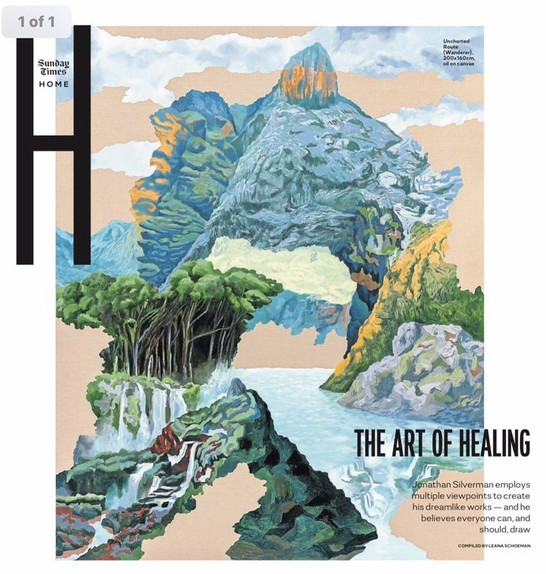 Jonathan Silverman combines multiple views of a landscape into a single artwork