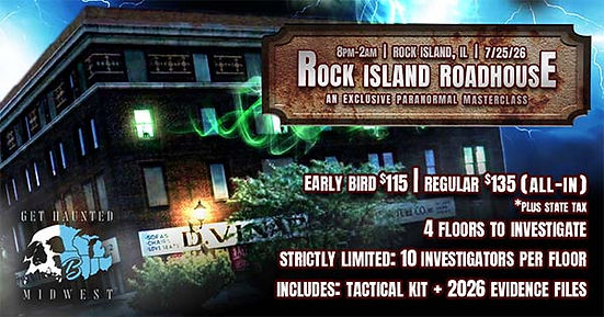 Rock Island Roadhouse in Rock Island, IL. Paranormal Investigation and ghost hunt