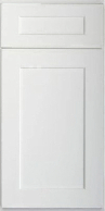 Deluxe White cabinet door - Kansas City custom cabinets