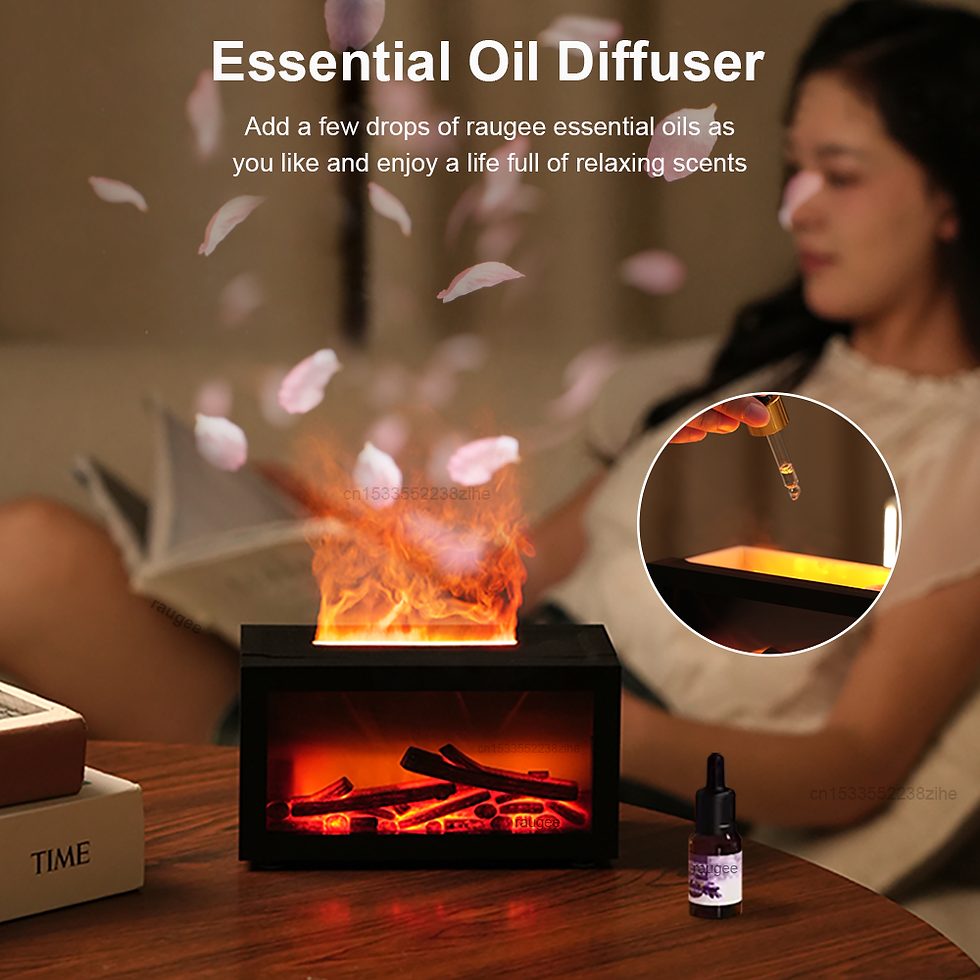 Thumbnail: FlameAura - Fireplace Aroma Humidifier