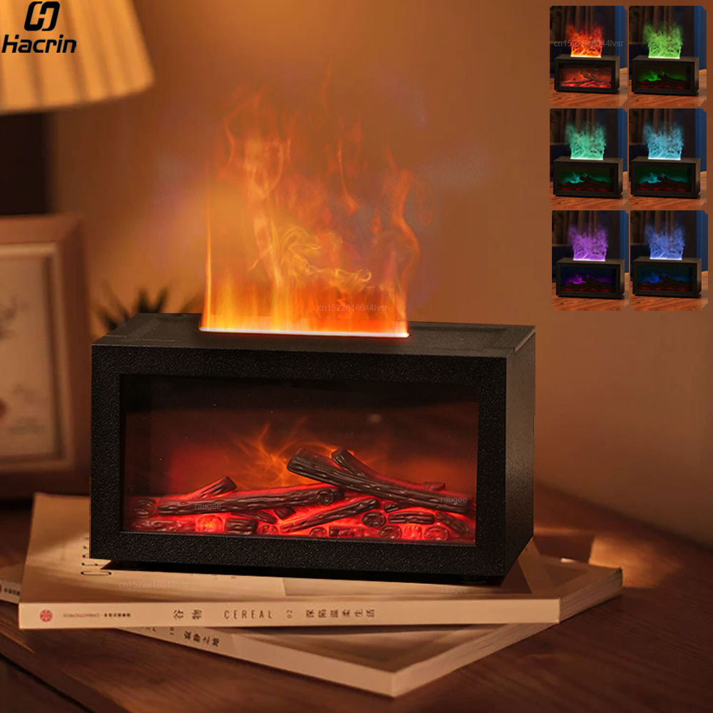 FlameAura - Fireplace Aroma Humidifier