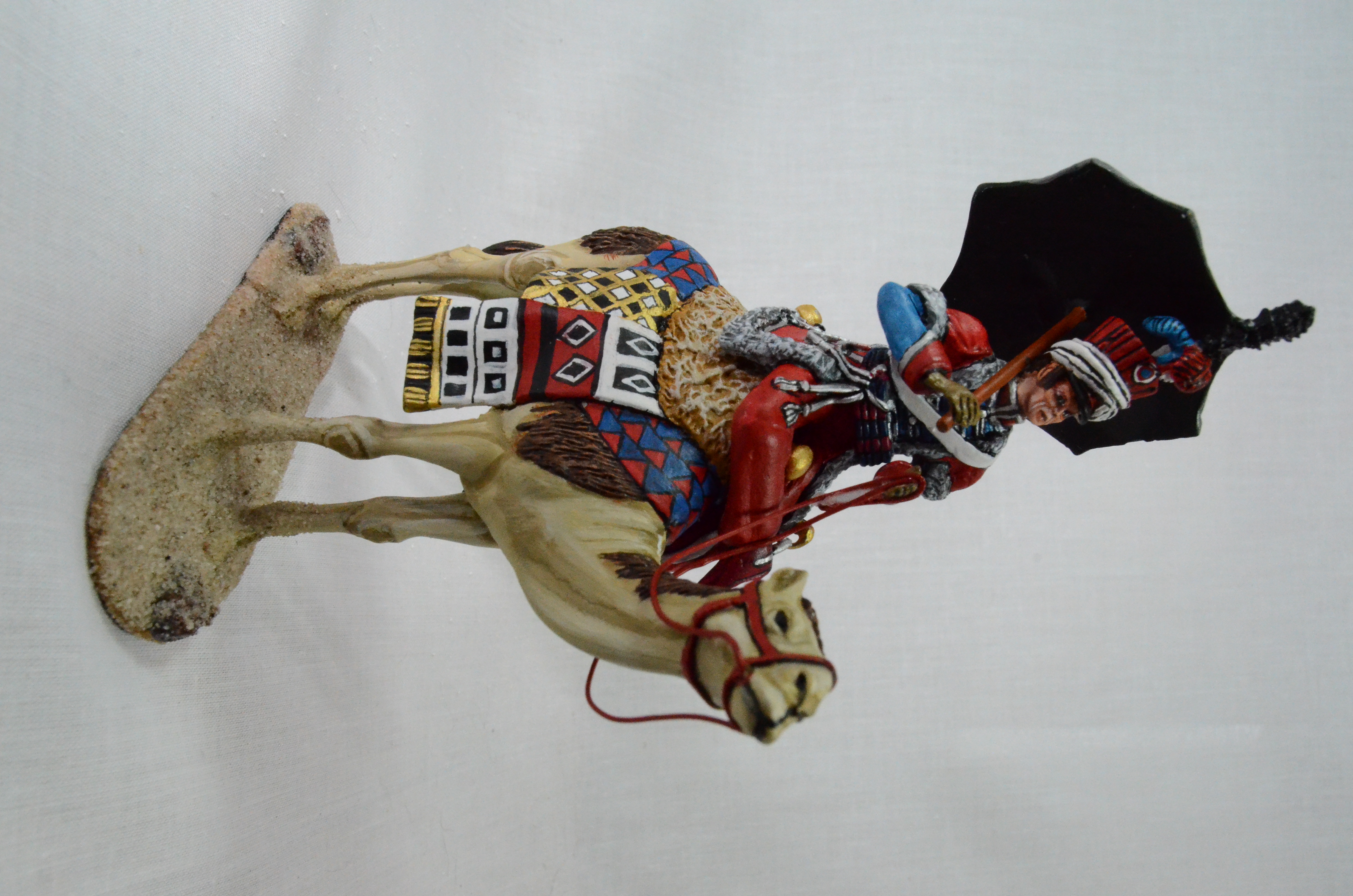 Napoleons Dromedary troops mounted.
