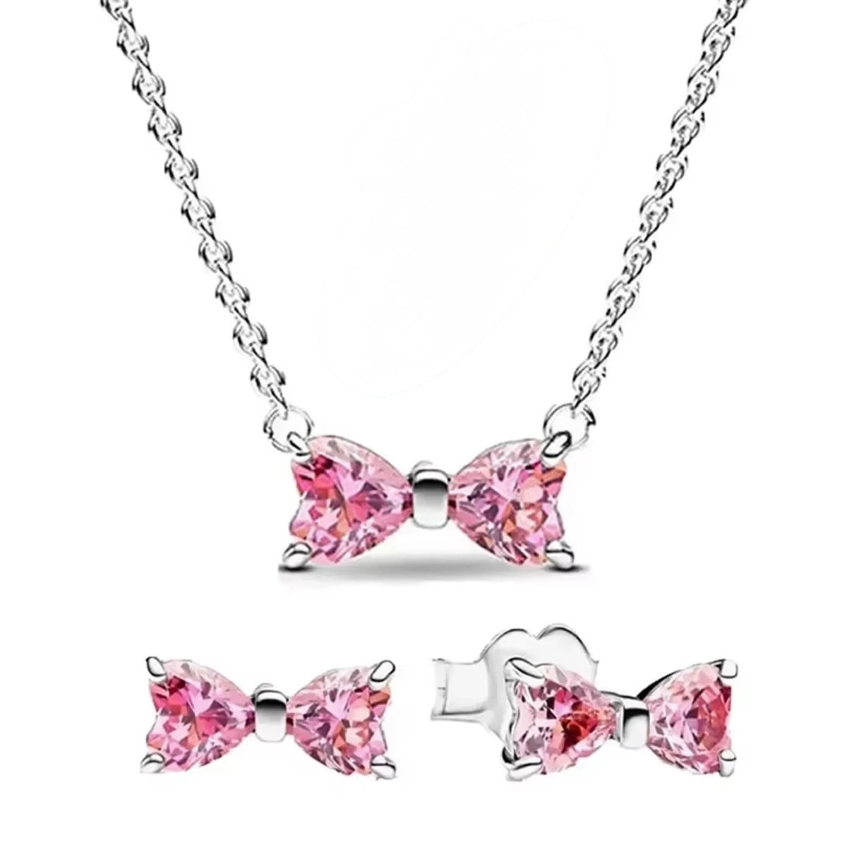 Pink Bow Promise Set