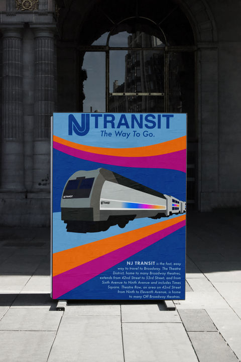 NJ Transit Informational Poster: English