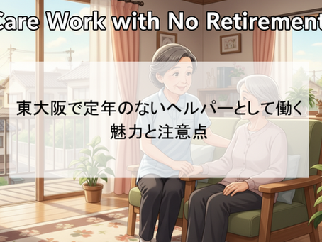東大阪で定年のないヘルパーとして働く魅力と注意点