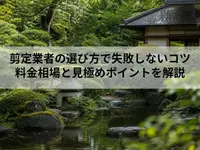 剪定業者の選び方で失敗しないコツ|料金相場と見極めポイントを解説