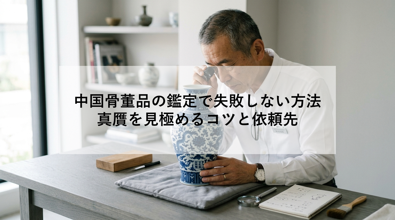 中国骨董品の鑑定で失敗しない方法｜真贋を見極めるコツと依頼先