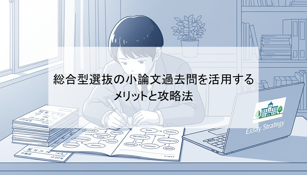 総合型選抜の小論文過去問を活用するメリットと攻略法