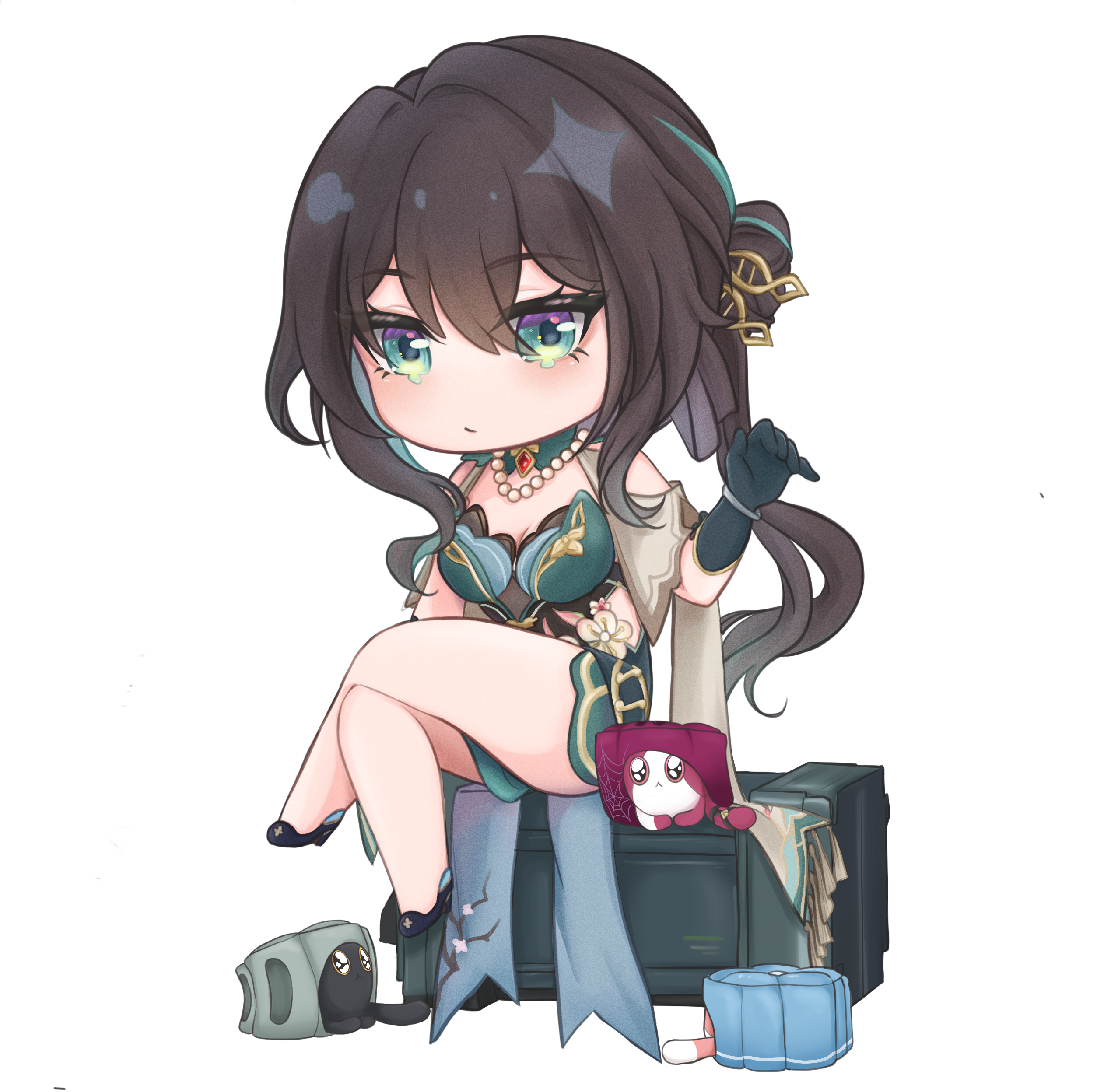 Chibi Ruan Mei w/ Critters