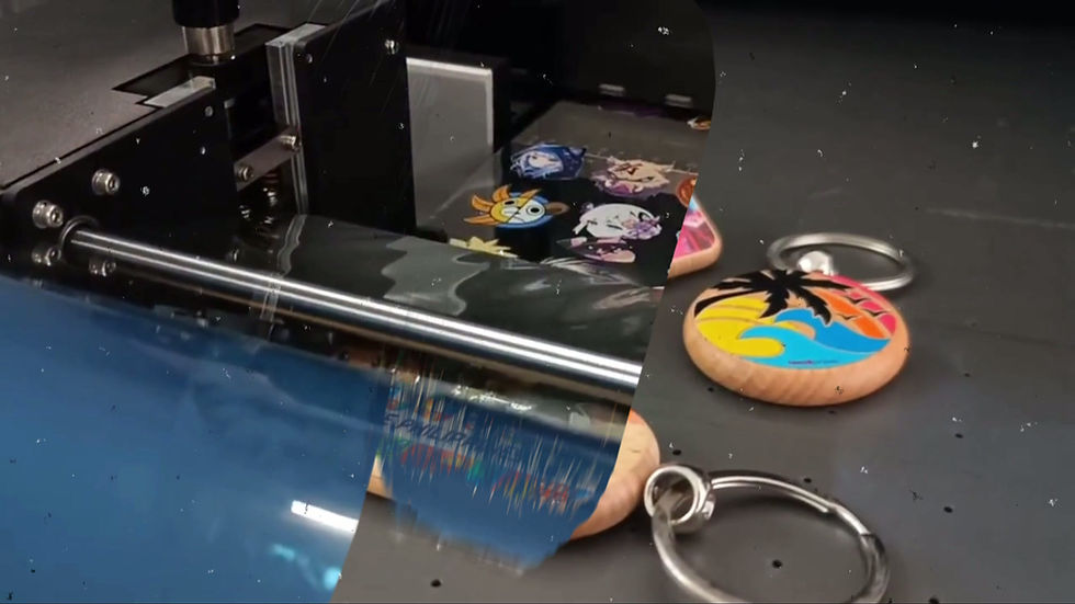 Thumbnail: FusionTek X2 live demo — stickers, labels, and merch output samples