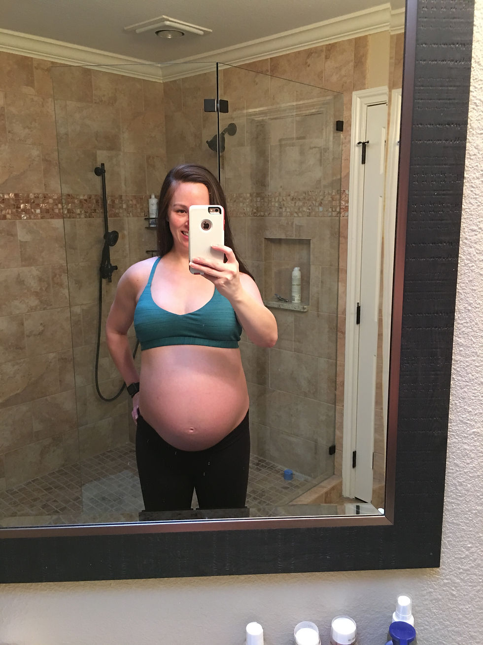 The very beginning of motherhood. Carrying my first baby, carrying a love I didn’t yet know could be so big.