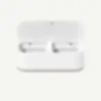 imani i2 Plus Dual Charging Dock open with compartments for storing and charging both pumps, enhancing portability.