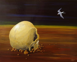 426 - Blick zurück 2000 50x40