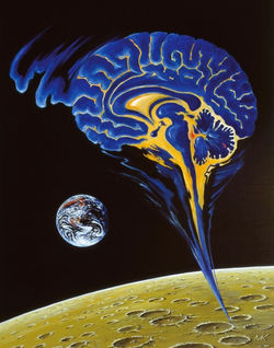 435 - Landung auf dem Mond 2001 50x40