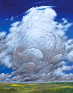 608 - Nachdenklicher Cumulonimbus 2006 50x40