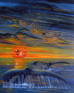 552 - Vor dem Auge des Schöpfers 2004 50x40