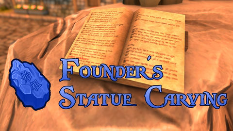 Forgotten Artifacts Founder’s Statue Carving