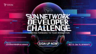 TRON - SUN Network Developer Challenge Starts
