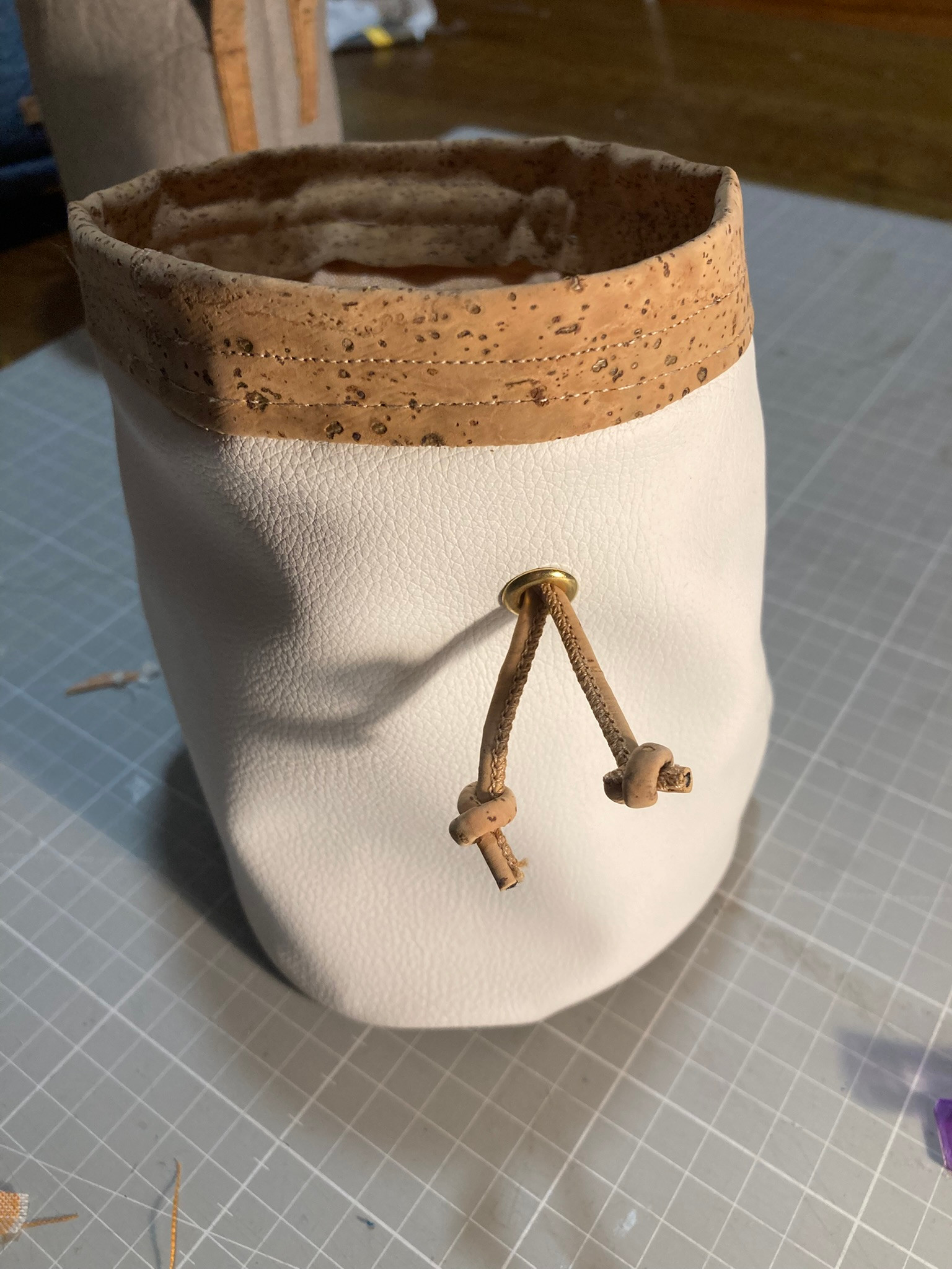 Grape and Cork Chalk Bag