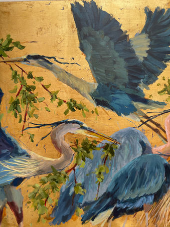 Grullas azules -Tana Gaxiola