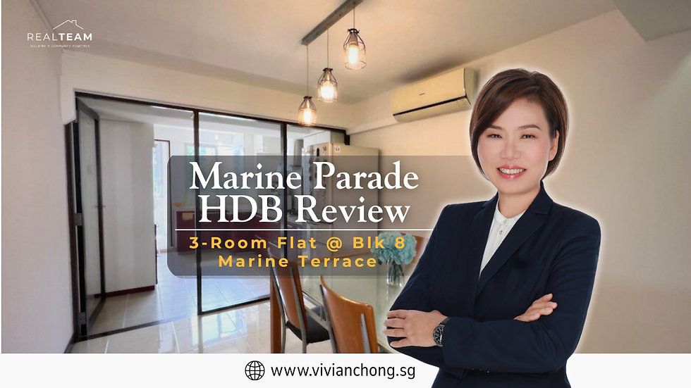 Marine Parade HDB For Sale - 3-room flat at Blk 8 Marine Terrace