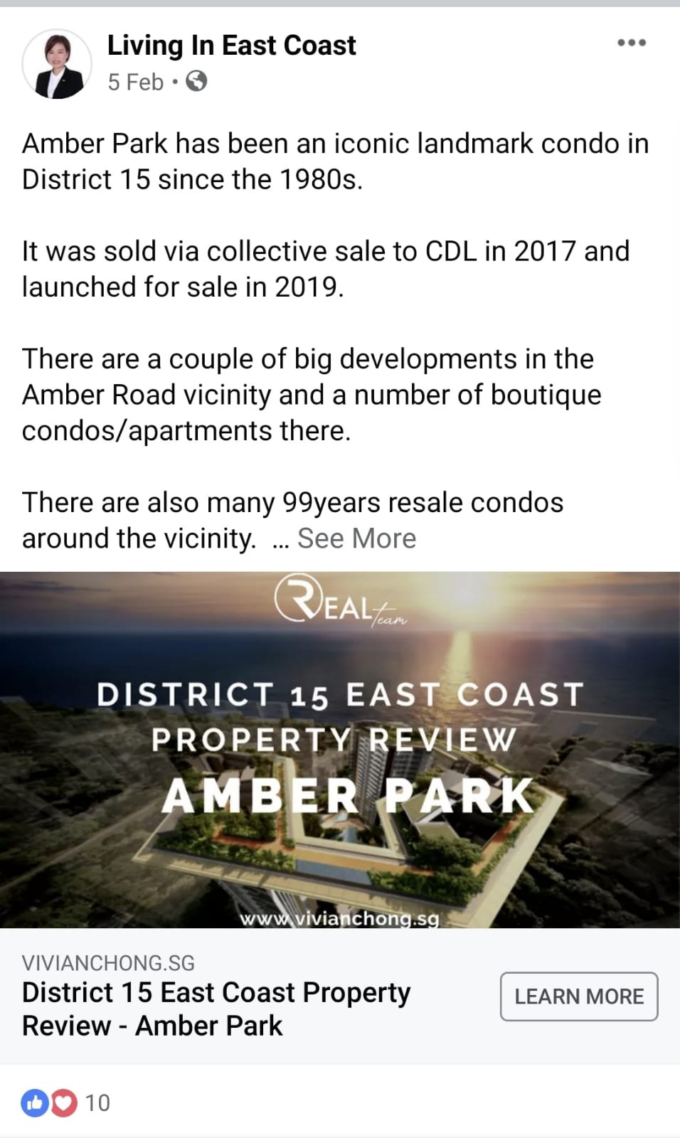 East coast property agent, district 15 agent