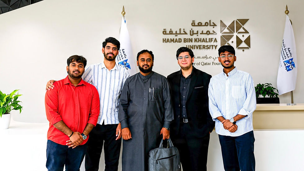 BBA students participation and visit to the HBKU Workshop 🧠