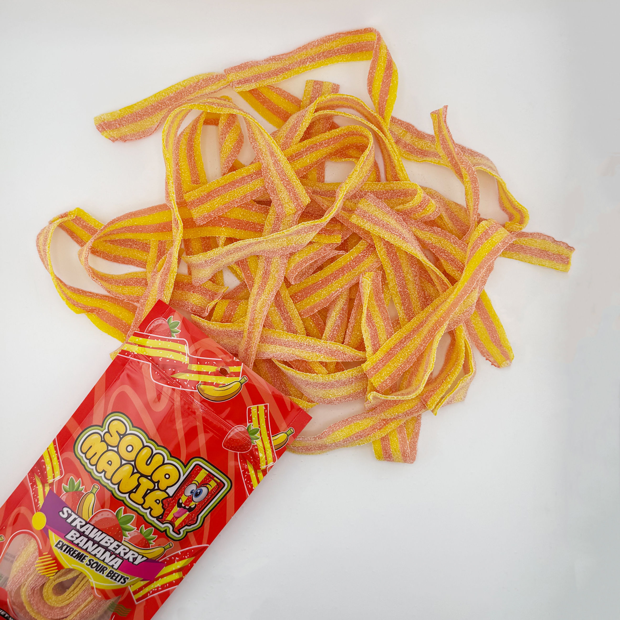 SOUR MANIA STRAWBERRY BANANA BELT PICTURES