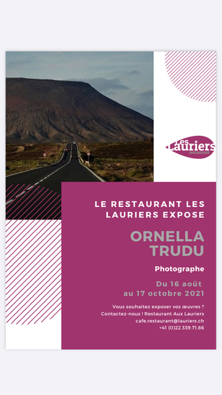 ¦ Expo ¦ Restaurant Les Lauriers du 16/08 au 27/10/2021 (Genève)
