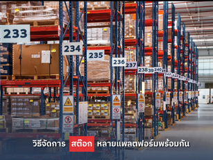 วิธีจัดการสต็อกหลายแพลตฟอร์มพร้อมกัน