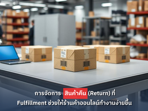 การจัดการสินค้าคืน (Return) ที่ Fulfillment ช่วยให้ร้านค้าออนไลน์ทำงานง่ายขึ้น