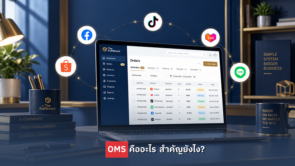 OMS คืออะไร? สำคัญอย่างไรกับธุรกิจ E-Commerce