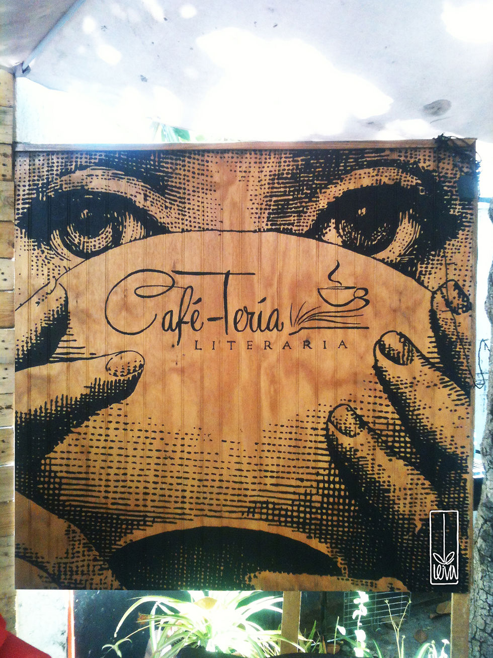 ilustración para Café-Tería