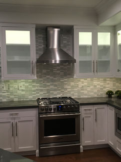 Custom Design Kitchen with half round island