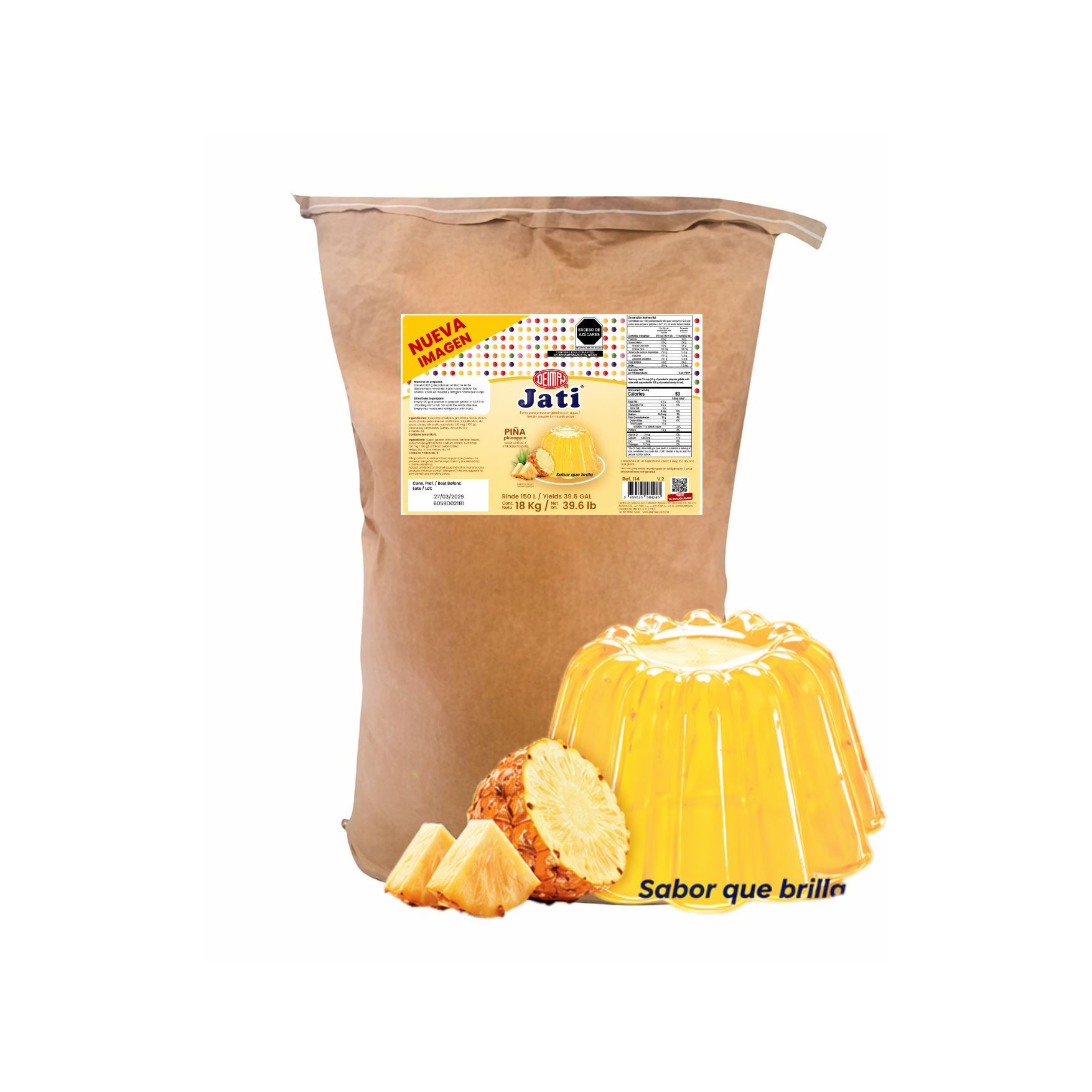 Pineapple Flavor Water Gelatin Jati