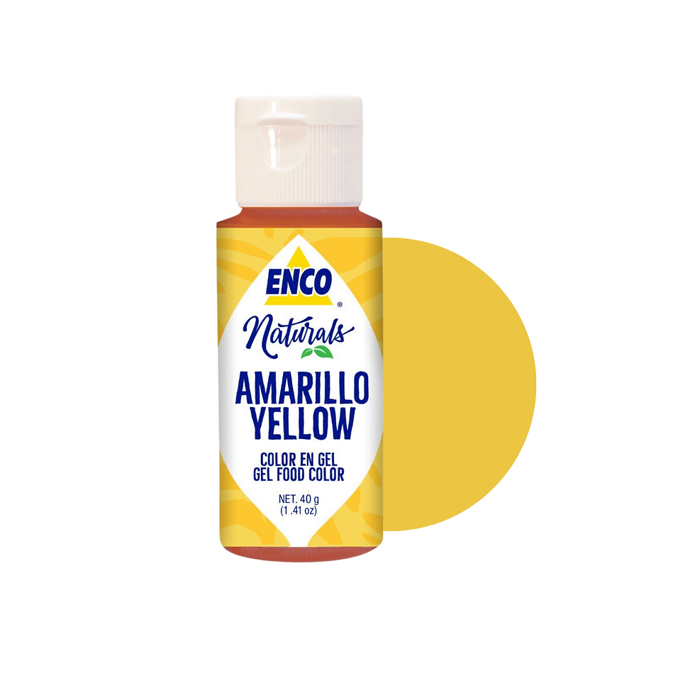 Yellow Natural Gel Food Color Enco