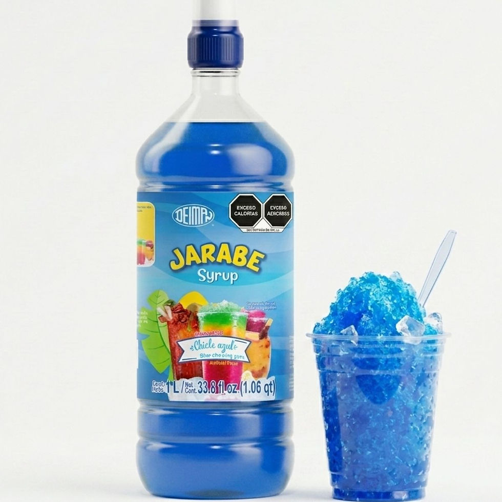 Thumbnail: Concentrated Blue Chewing Gum Syrup for Shaved Ice & Beverages DEIMAN