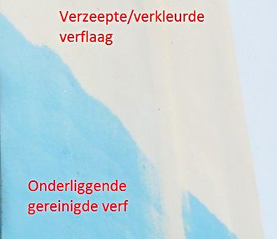 saponify / saponified paint
