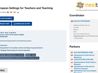 NESTT nominated as a GOOD PRACTICE EXAMPLE project!