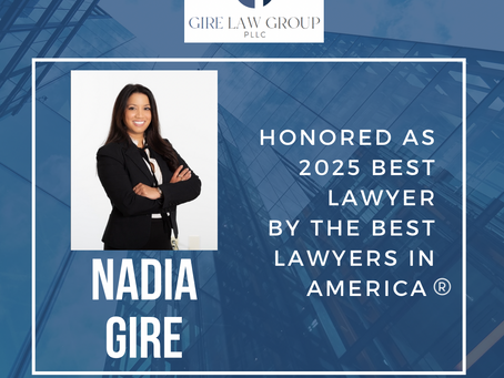 Nadia Gire Recognized as Best Lawyer in America for 3rd year in a row