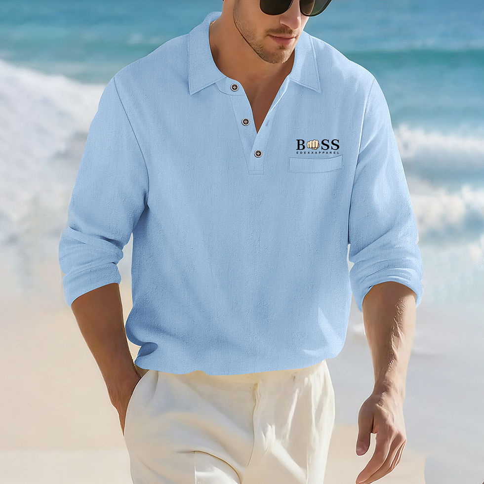 Thumbnail: Men's Casual Linen Shirt