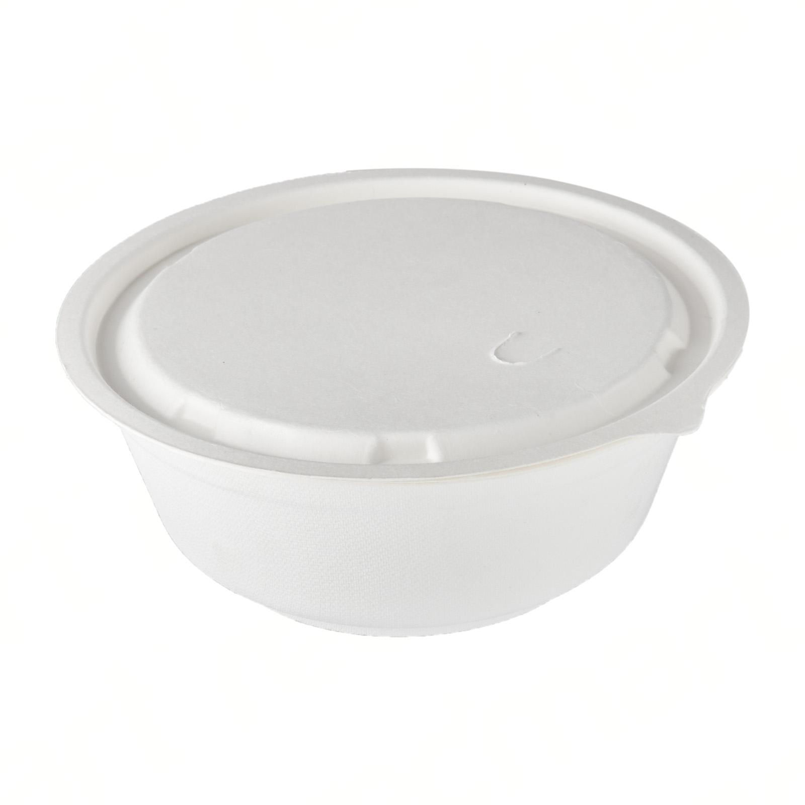 Sugarcane Lids - for 950mL round bowls