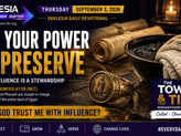 USE YOUR POWER TO PRESERVE