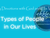 3 Types of People in Your Life