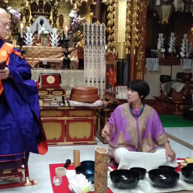 初試み❗シンギング・リンとお経の協奏曲