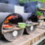 Houtoven catering & beleving met pannen boven open vuur