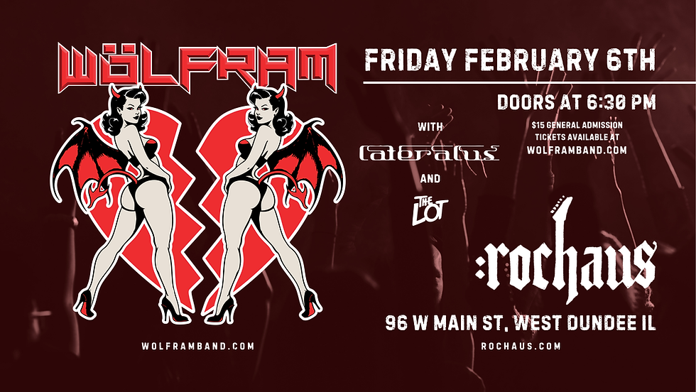 WÖLFRAM LIVE @ ROCHAUS (with LATERALUS and The Lot)