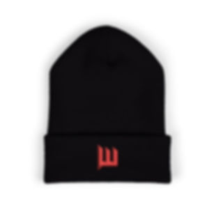 WÖLFRAM "W" Classic Cuffed Beanie (Embroidery)