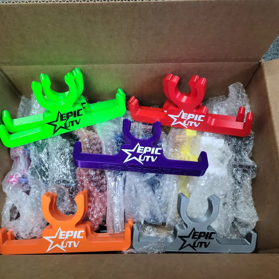 Thumbnail: Customized Headset / Goggle Hanger, Your own Logo or Font