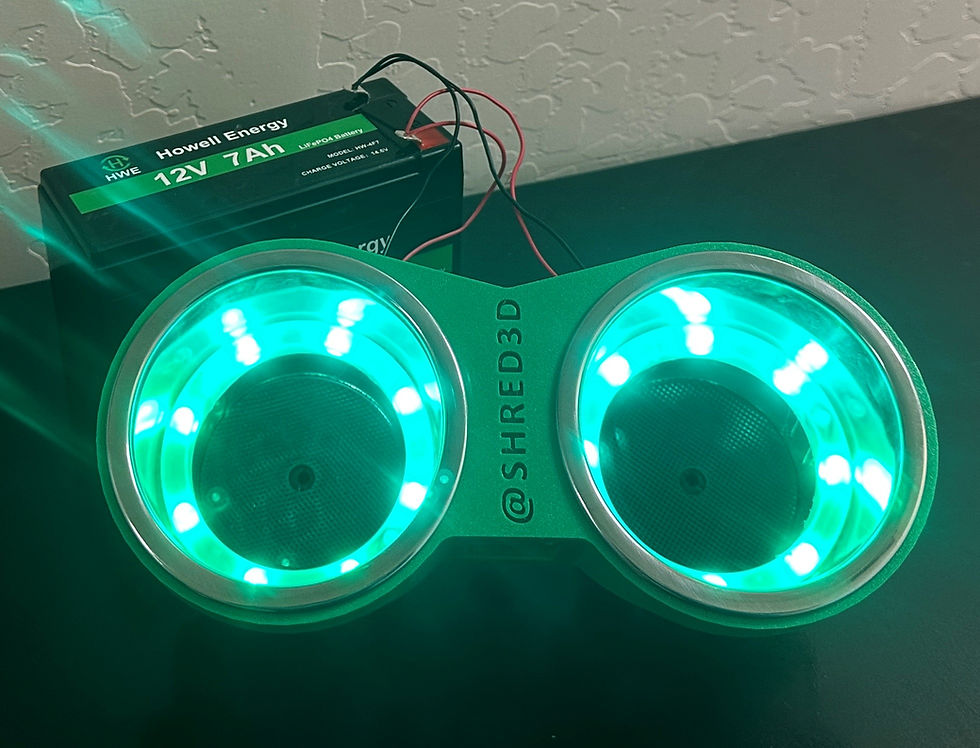 Thumbnail: Polaris RZR LED cup holder